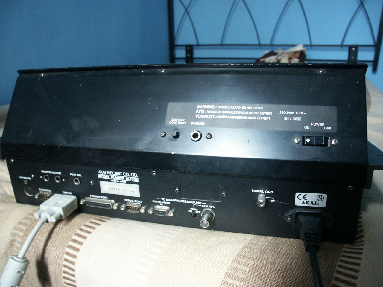 Akai DL1500 Rear view